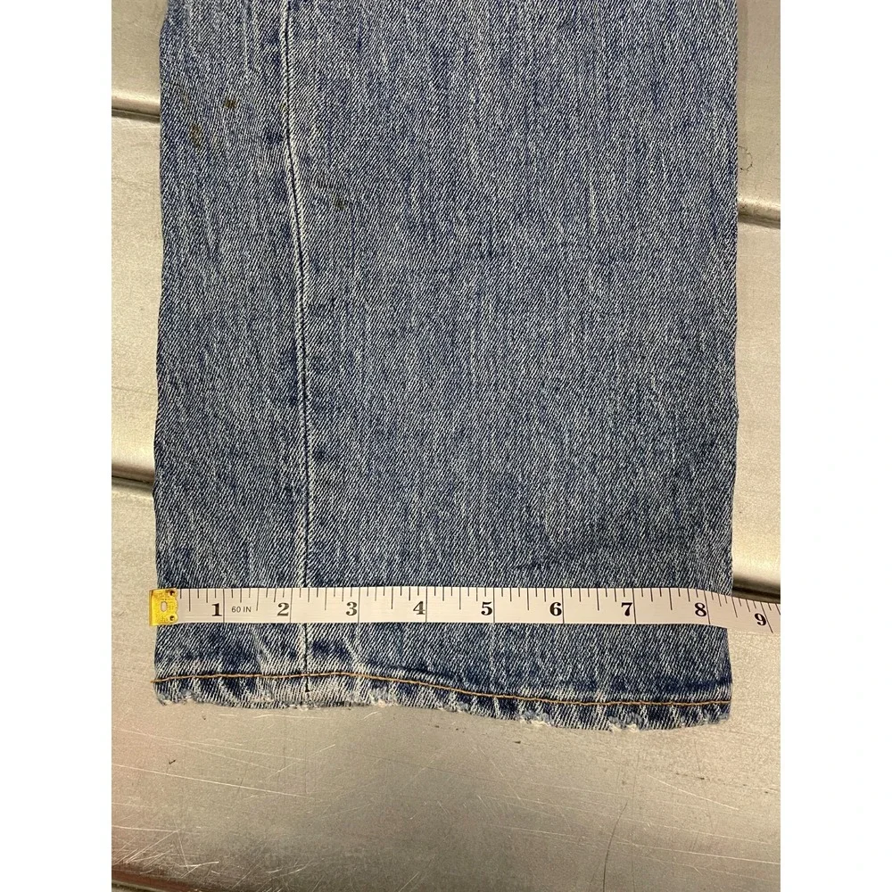 Levis 541 White Oak Denim Jeans Mens 40x32 Blue Light Medium Wash Denim Athletic
